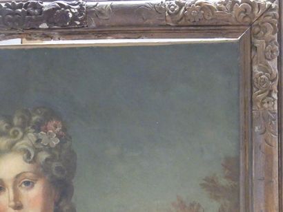 Ecole française du XVIIIème siècle, Femme...
