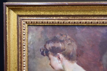 ROGNIAT, Profil de jeune fille nue
R. ROGNIAT,...