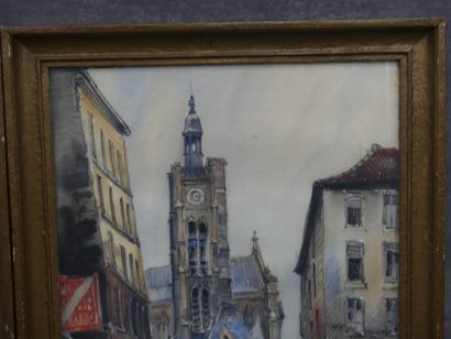 Franck WILL (1900-1951) Paris, paire de techniques...