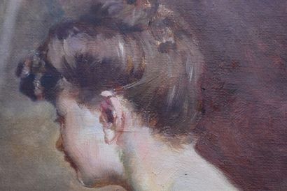 ROGNIAT, Profil de jeune fille nue
R. ROGNIAT,...