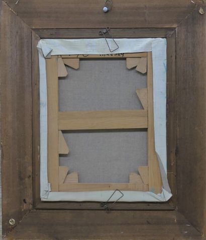 Max DANTON, Composition surréaliste, huile...