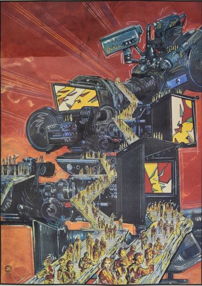Affiche Caméra d'Or 1992, réalisé et signé...