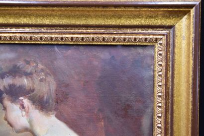 ROGNIAT, Profil de jeune fille nue
R. ROGNIAT,...