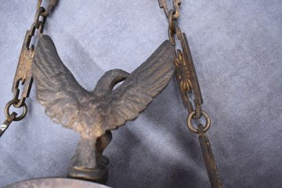 BREGUET à PARIS, Pendule murale en bronze...