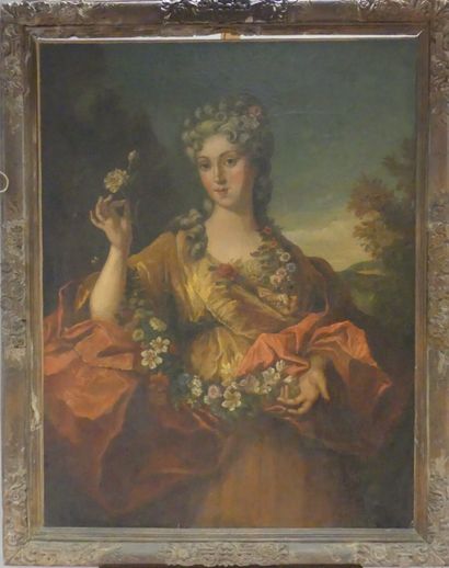 Ecole française du XVIIIème siècle, Femme...