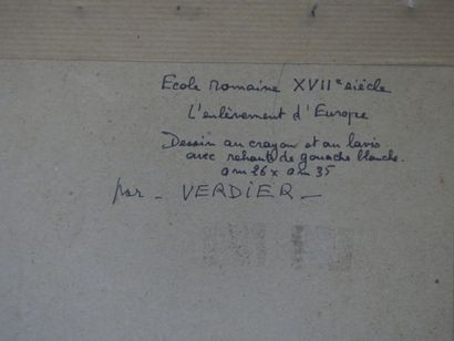 François VERDIER (1651-1730). L'enlèvement...