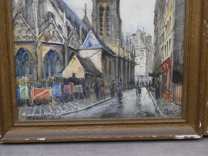 Franck WILL (1900-1951) Paris, paire de techniques...