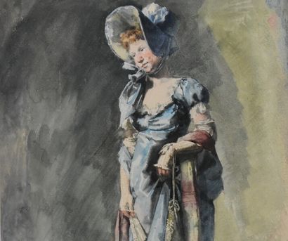 Alfred George STEVENS (1817-1875), Aquarelle
Alfred...
