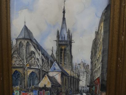 Franck WILL (1900-1951) Paris, paire de techniques...