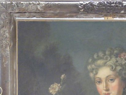Ecole française du XVIIIème siècle, Femme...