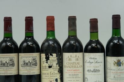 6 bouteilles de vin de Bordeaux Haut-Médoc:

1...