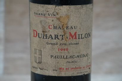1 bouteille de Pauillac Château Duhart-Milon...