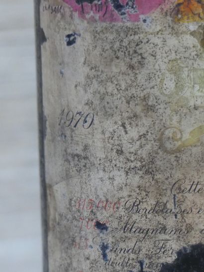 1 Bouteille de PAUILLAC CHATEAU MOUTON ROTHSCHILD...