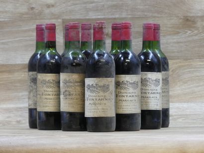 12 Bouteilles de MARGAUX 1979, DOMAINE FONTARNEY,...
