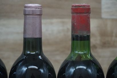 6 bouteilles de Saint-Emilion:

2 bouteilles...