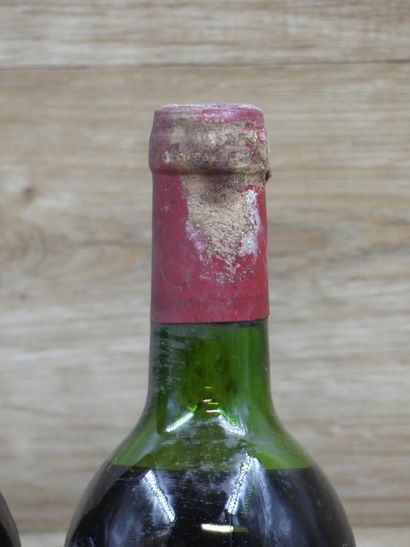 4 Bouteilles de PAUILLAC 1er CRU CLASSE 1973,...