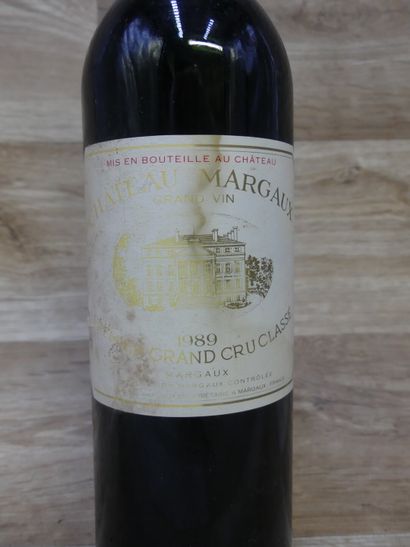 2 Bouteille de CHATEAU MARGAUX 1989, PREMIER...