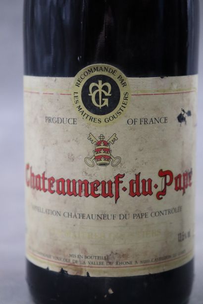 3 bouteilles de CHATEAUNEUF-DU-PAPE 1986,...