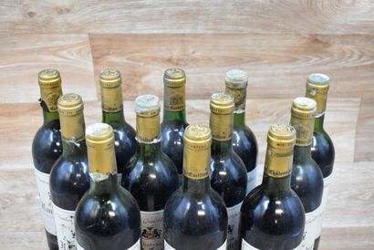 12 Bouteilles de SAINT EMILON 1983, GRAND...