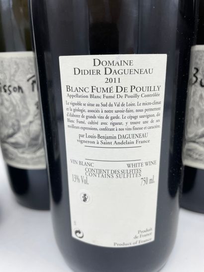 6 Bouteilles de BLANC FUME DE POUILLY 2011,...