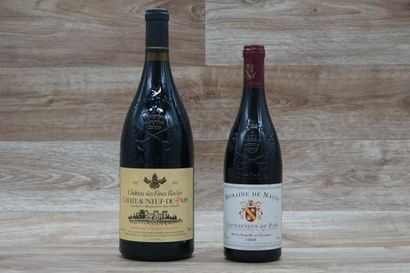 2 flacons de Châteauneuf-du-Pape:

1 magnum...