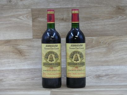 2 Bouteilles ANGELUS SAINT-EMILION 1989
2...