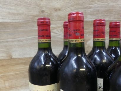 12 Bouteilles de SAINT EMILION GRAND CRU...