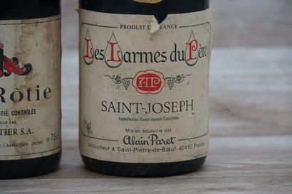 3 bouteilles de vin rouge de la Vallée du...