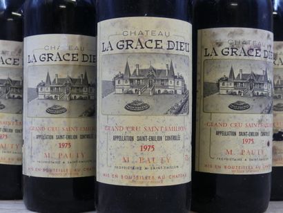 12 Bouteilles de SAINT EMILION GRAND CRU...