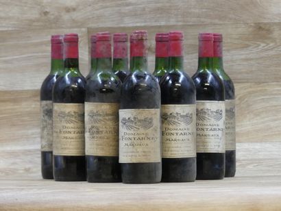 12 Bouteilles de MARGAUX 1979, DOMAINE FONTARNEY,...