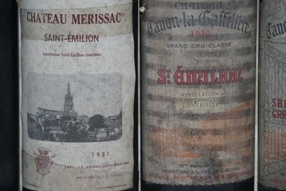 6 bouteilles de Saint-Emilion:

2 bouteilles...