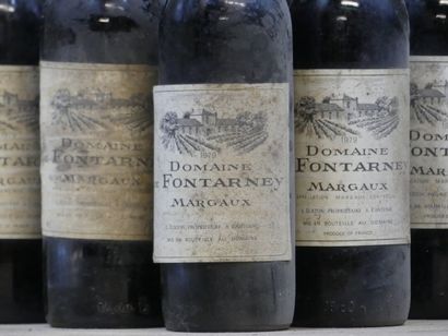 12 Bouteilles de MARGAUX 1979, DOMAINE FONTARNEY,...