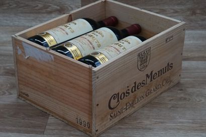 6 bouteilles de Saint-Emilion Clos des Menuts...