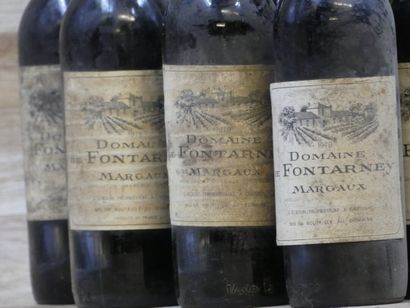 12 Bouteilles de MARGAUX 1979, DOMAINE FONTARNEY,...