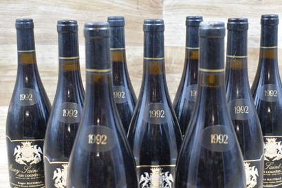 9 bouteilles de MOREY-SAINT-DENIS, 1992,...