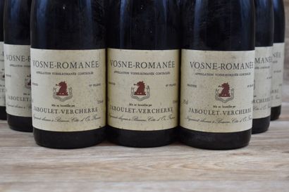 12 bouteilles de VOSNE-ROMANEE 1986, Jaboulet...