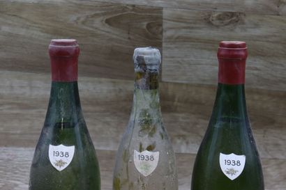 3 bouteilles de VIEUX MARC 1938, Meunier....