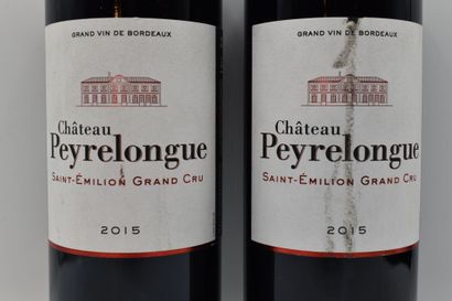 2 Bouteilles PEYRELONGUE SAINT EMILION GC,...