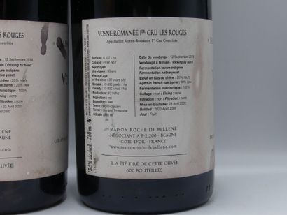5 Bouteilles VOSNE ROMANEE 1C LES ROUGES...