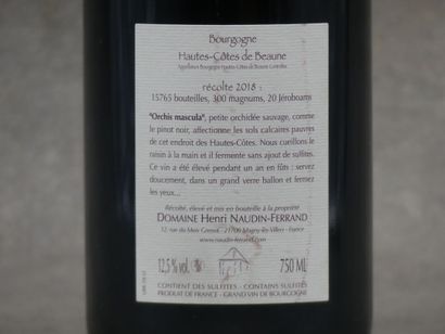 Réunion de 7 bouteilles Hautes Cotes de Beaune...