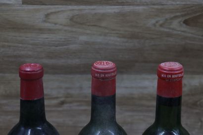 Lot panaché MEDOC. 4 bouteilles Château ROSE...