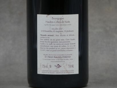 Réunion de 7 bouteilles Hautes Cotes de Beaune...