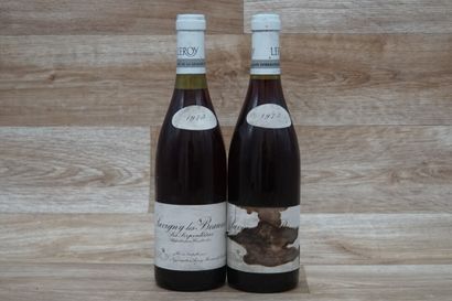 2 bouteilles de Savigny-les-Beaune Les Serpentières...