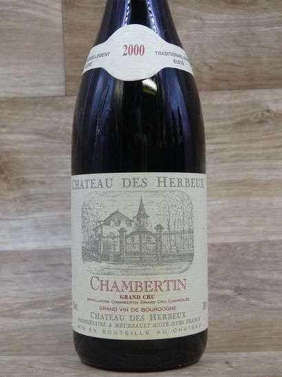 5 Bouteilles de CHAMBERTINS 2000, CHATEAU...