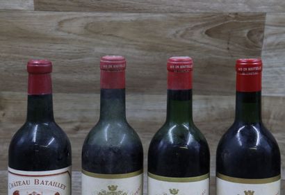 Lot panaché MEDOC. 4 bouteilles Château ROSE...