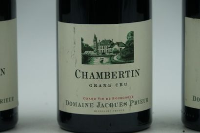 3 bouteilles de Chambertin Grand Cru 2013...