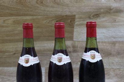 3 bouteilles de Châteauneuf-du-Pape 1962
Réunion...