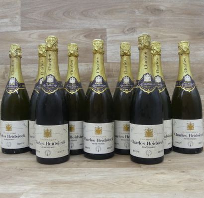 CHARLES HEIDSIECK
9 bouteilles de CHARLES...