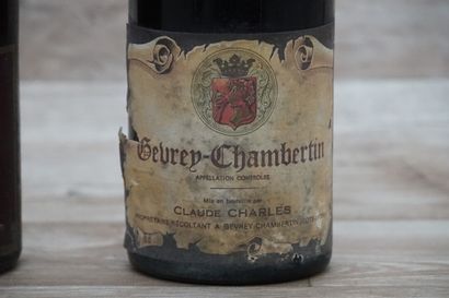 2 bouteilles de vin rouge de Bourgogne Côte...