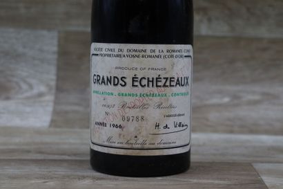 1 Bouteille de GRANDS ECHEZEAUX 1966, DOMAINE...